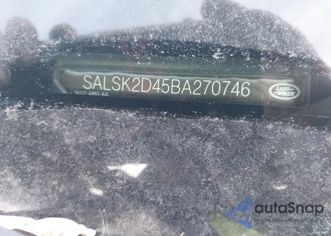 2011 Land Rover Range Rover Sport Hse from USA, damaged, VIN SALSK2D45BA270746